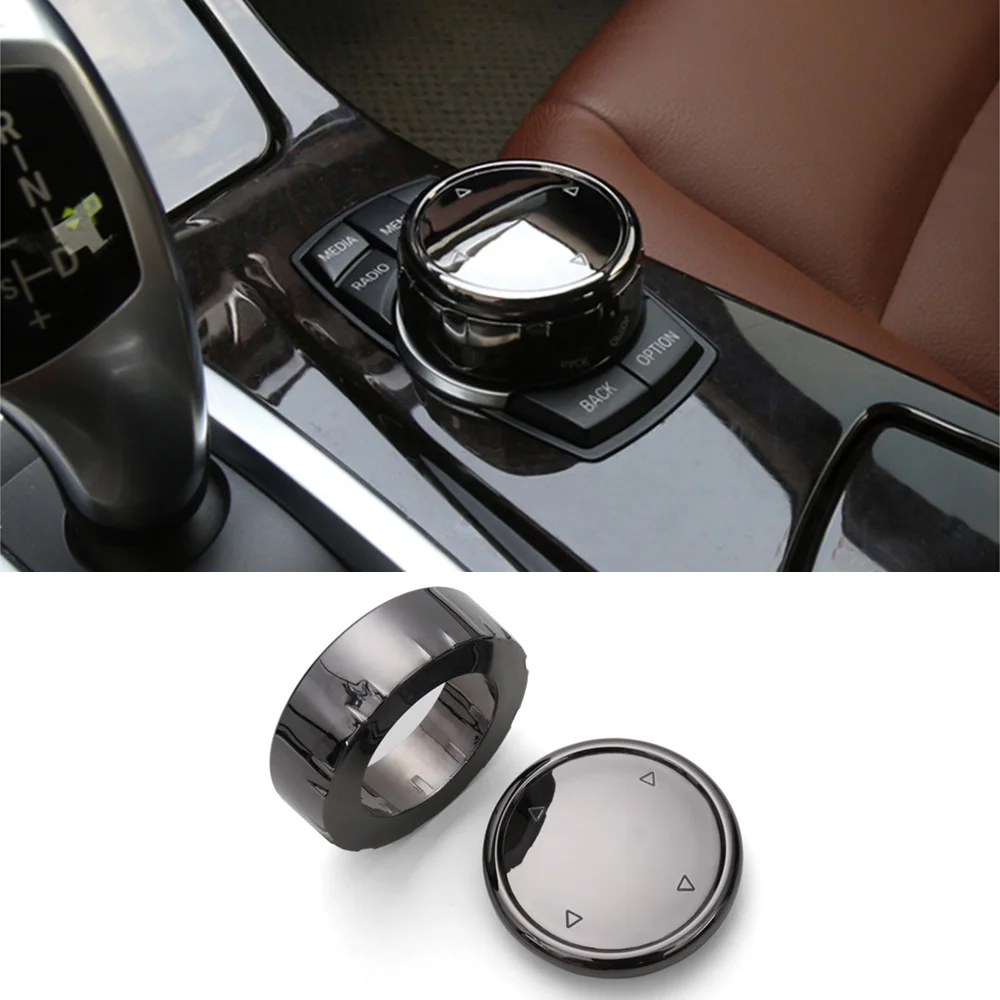 

Car-styling Car Multimedia Button Cover Knob Frame Trim for BMW F10 F20 F30 NBT Controller Ceramic for iDrive Button Decoration