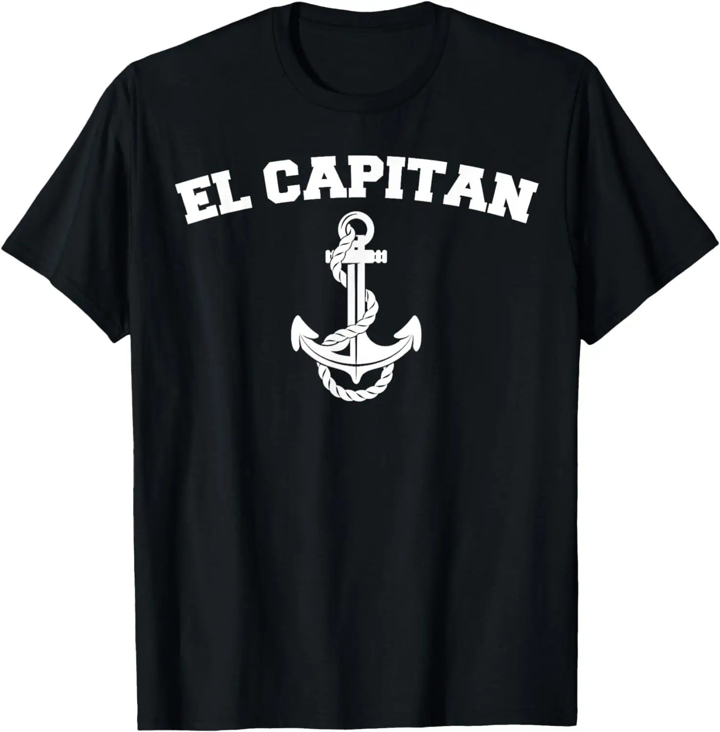 

El Capitan funny Anchor Boat Captain T-Shirt