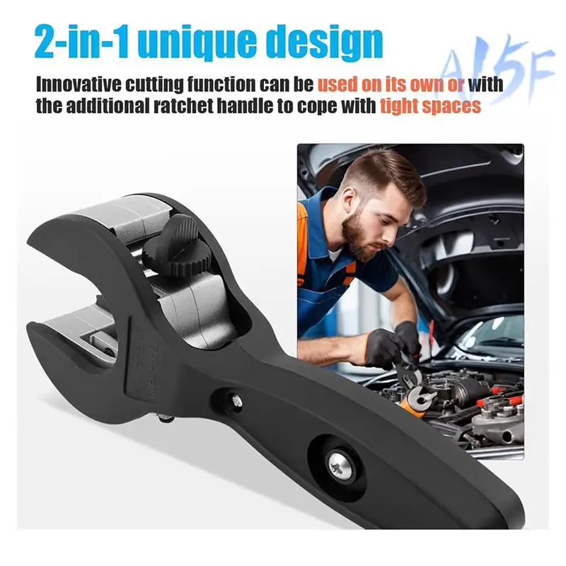 

A15F-Ratcheting Tubing Cutter Ratcheting Pvc Cutter For Cutting Pvc, Ppr, And Plastic Hoses, Ratcheting Tube Cutter (1/4" To 7/8