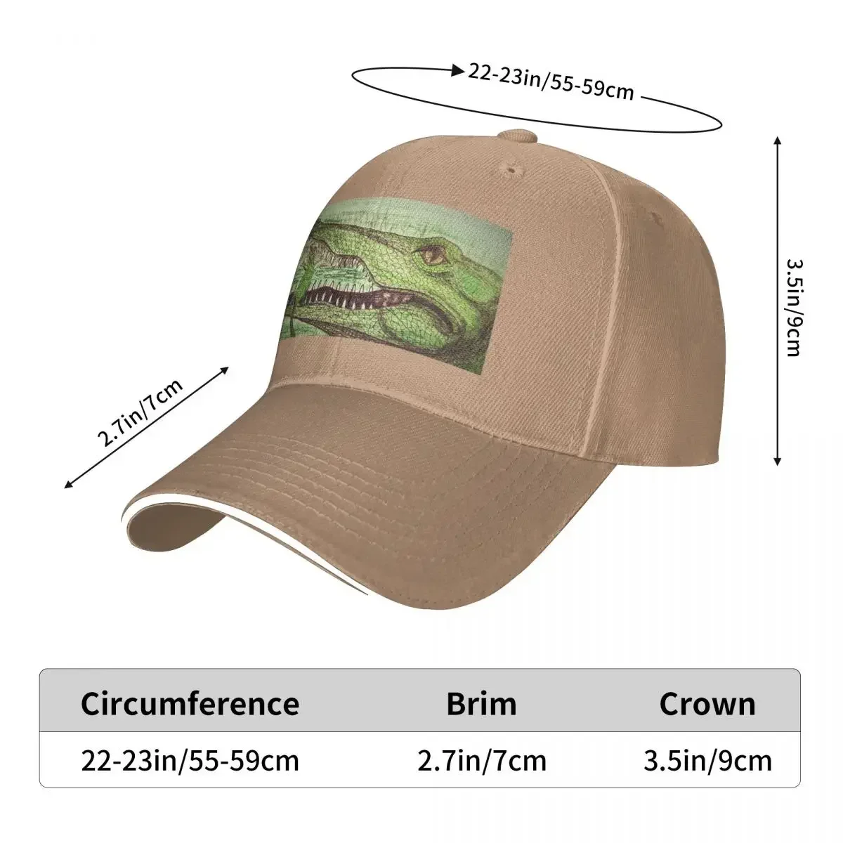 Crocodile Mouth Cap Fashion Casual Baseball Caps Adjustable Hat Hip Hop Summer Unisex Baseball Hats Polychromatic Customizable