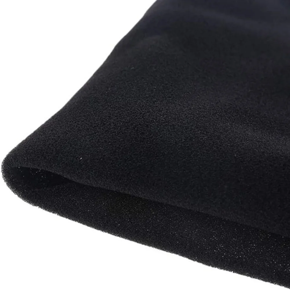 2pcs DIY Computer Dust Filter Mesh 500*400*3mm/5mm Density PC Case Fan Cooler Cabinet Filter Dustproof Cover Sponge 60PPI Black