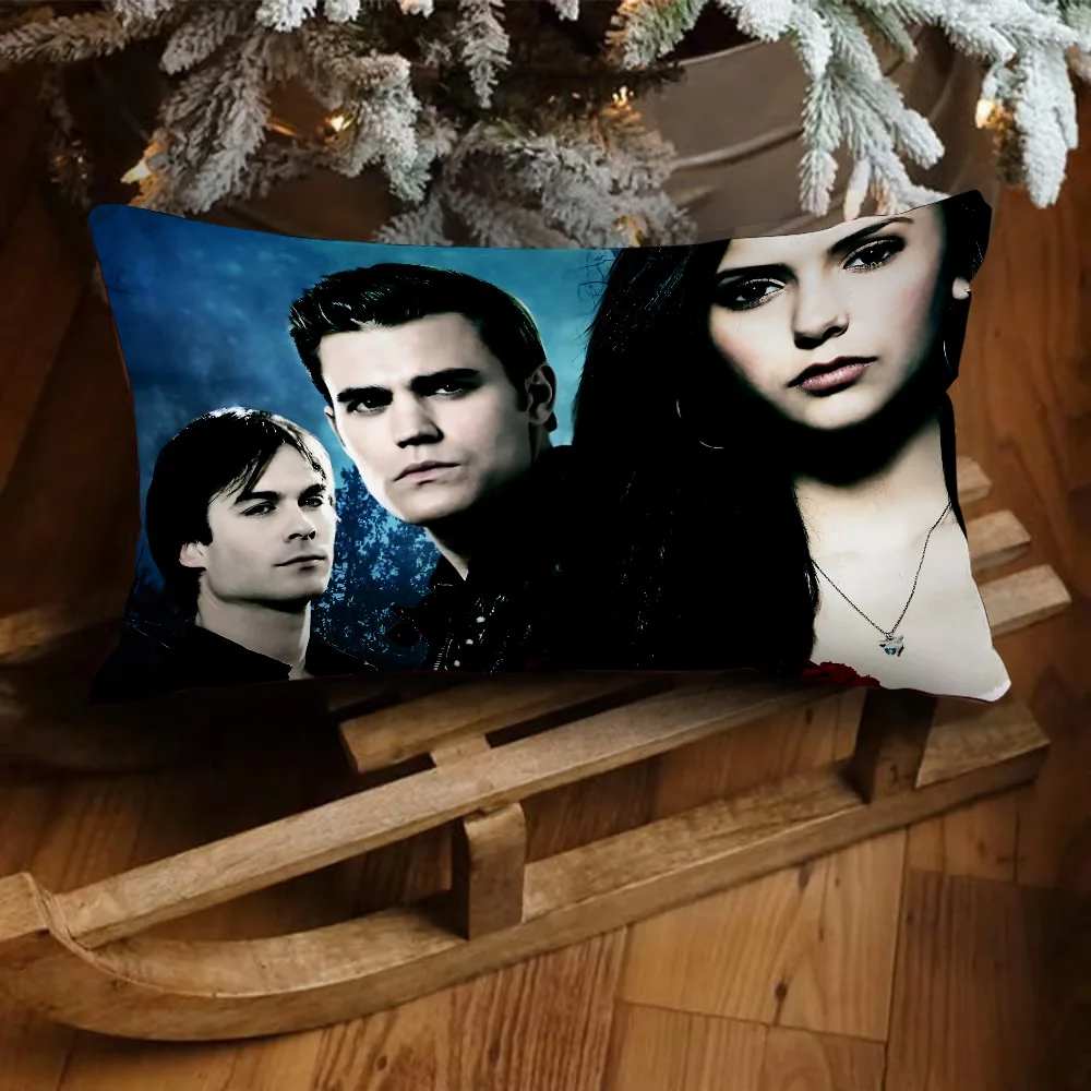 The V-Vampires Double-sided Printing Rectangle Pillow Case Bedside Pillowcase Sofa Cushion D-Diaries Cover Room Home Decoration