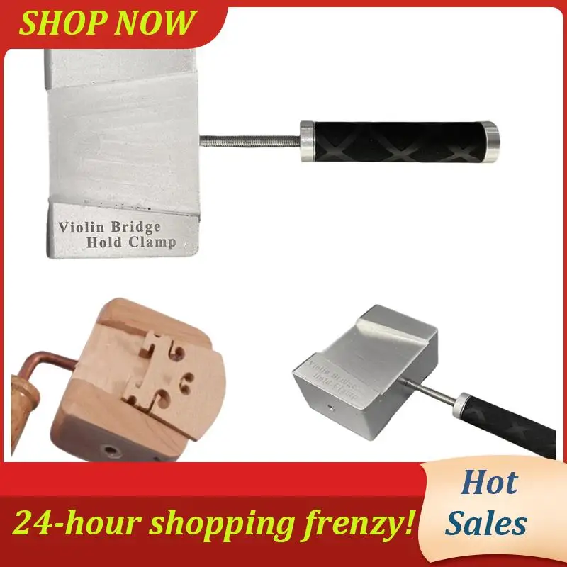 

AB31-Violin Bridge Holder Clamp Guitar Luthier Tools Portable Violin Parts Violin Making Tool Straight Handle Durable Easy To Us