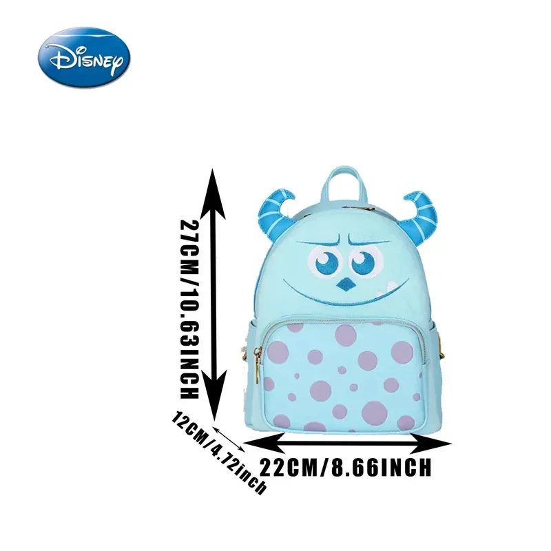 2024 Disney Monsters University Sullivan Dress Up Props Bag Best Gift For Friends Cute Cartoon Children\'s School Bag Backpack