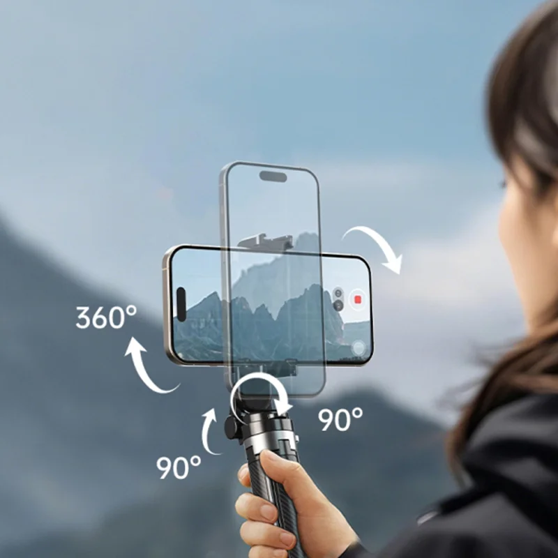샤오미 셀카봉 스탠드, 삼각대, 블루투스 어시스턴트 핸들, 여행용 휴대용 모바일 폰 촬영 핸드헬드 라이브 스트리밍