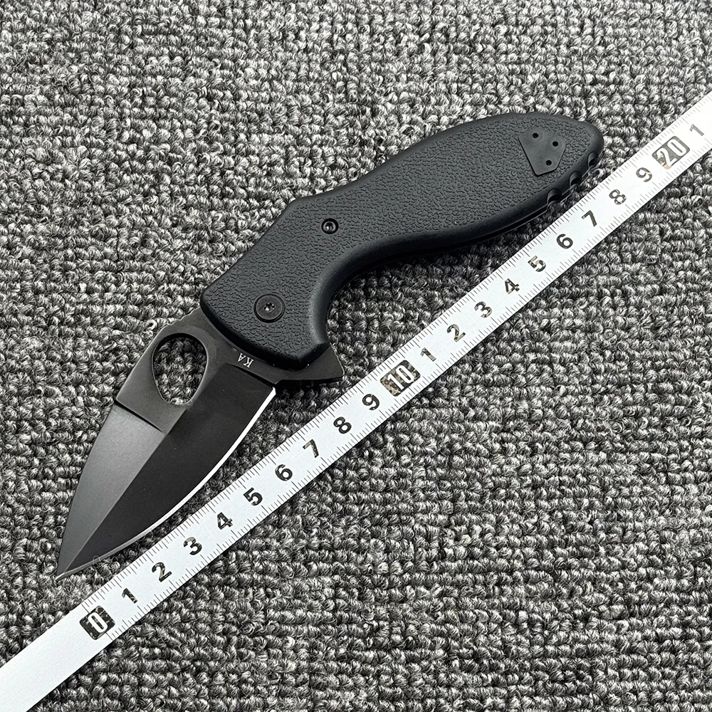 

KA2490 Folding Knife Outdoor Survival Tactical Knife EDC Camping Hunting Hiking Tool AUS 8A Blade Nylon Fiber Handle