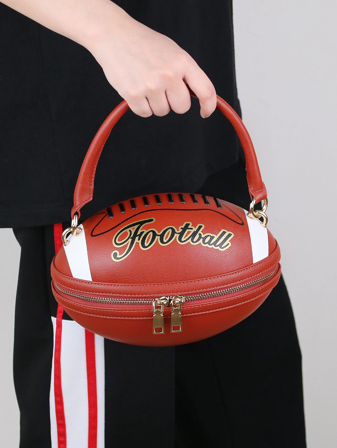 y2k millennial hottie American football rugby women\'s bag creative fashion funny shaped bag cute light handbag personality styli