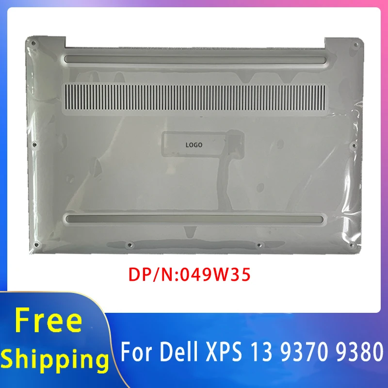 New For Dell XPS 13 9370 9380;Replacemen Laptop Accessories Bottom With LOGO 049W35