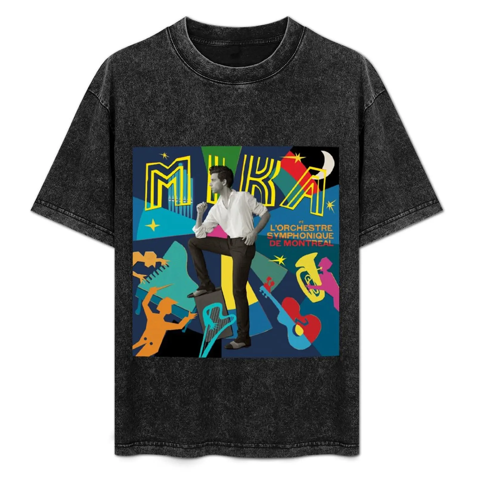 Camiseta Mika Mika y la Orquestra Sinfónica de Montreal, camiseta básica lisa para uso diario