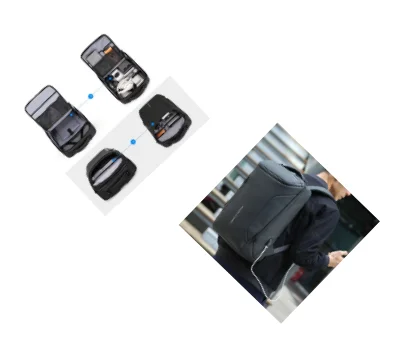 MARK RYDEN Multifunctional 15.6 inch Laptop Backpack Men Water Repellent