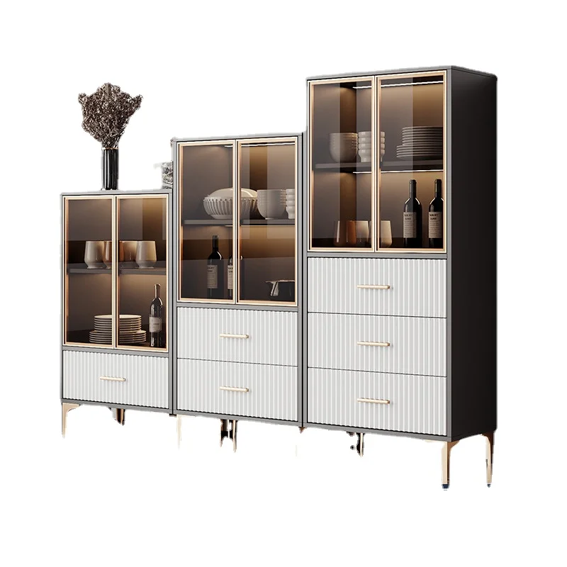 

Yy Light Luxury Sideboard Cabinet Modern Minimalist Wine Cabinet Integrated Wall Cupboard Cabinet