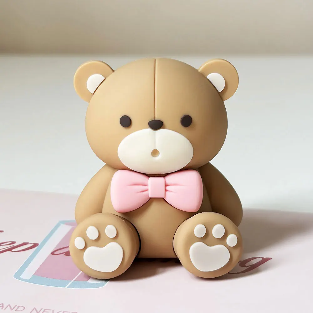 1 Set rosa Bären-Kuchenaufsätze, Boho-Regenbogen, nackte Baby-Rosa-Kugeln, Kuchendekorationen für Geburtstag, Taufe, Babyparty, Mitbringsel – Detail 5