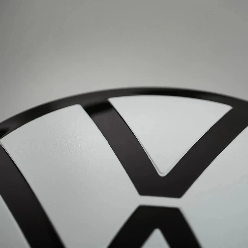 Weißes Auto Frontgrill/Heck Kofferraum Emblem Deckel Deckel Logo dekorieren für Volkswagen VW Skoda Octavia Golf GTI Tiguan MK5 MK7