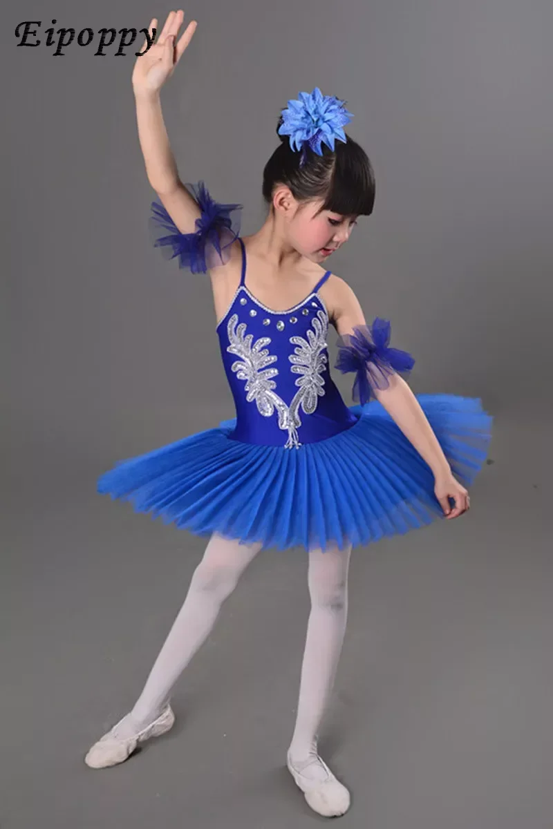 어린이 댄스 의상, 백조의 호수 발레 의상, 어린이 무대복, 볼룸 댄스 원피스 댄스웨어