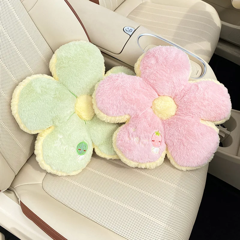 

Car Waist Cushion Waist Protector Car Seat Lumbar Pillow Office Lumbar Support Car Flower Driver's Seat Lumbar Pillow for Women