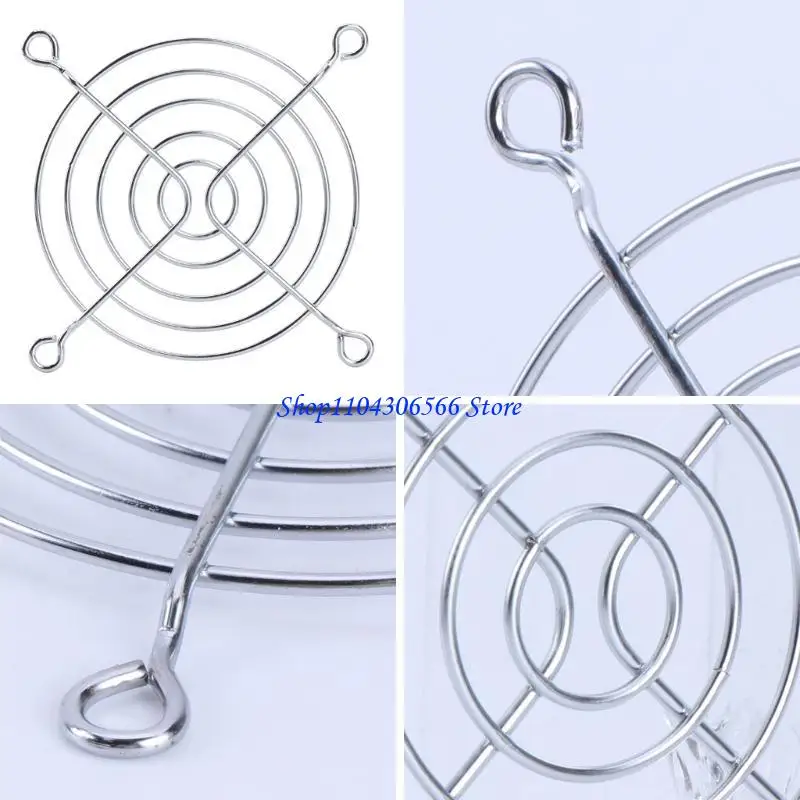 02DD Metal 80mm PC Kipas Kipas Kipas Pemasangan Guard Finger For Protection Cover, Pack