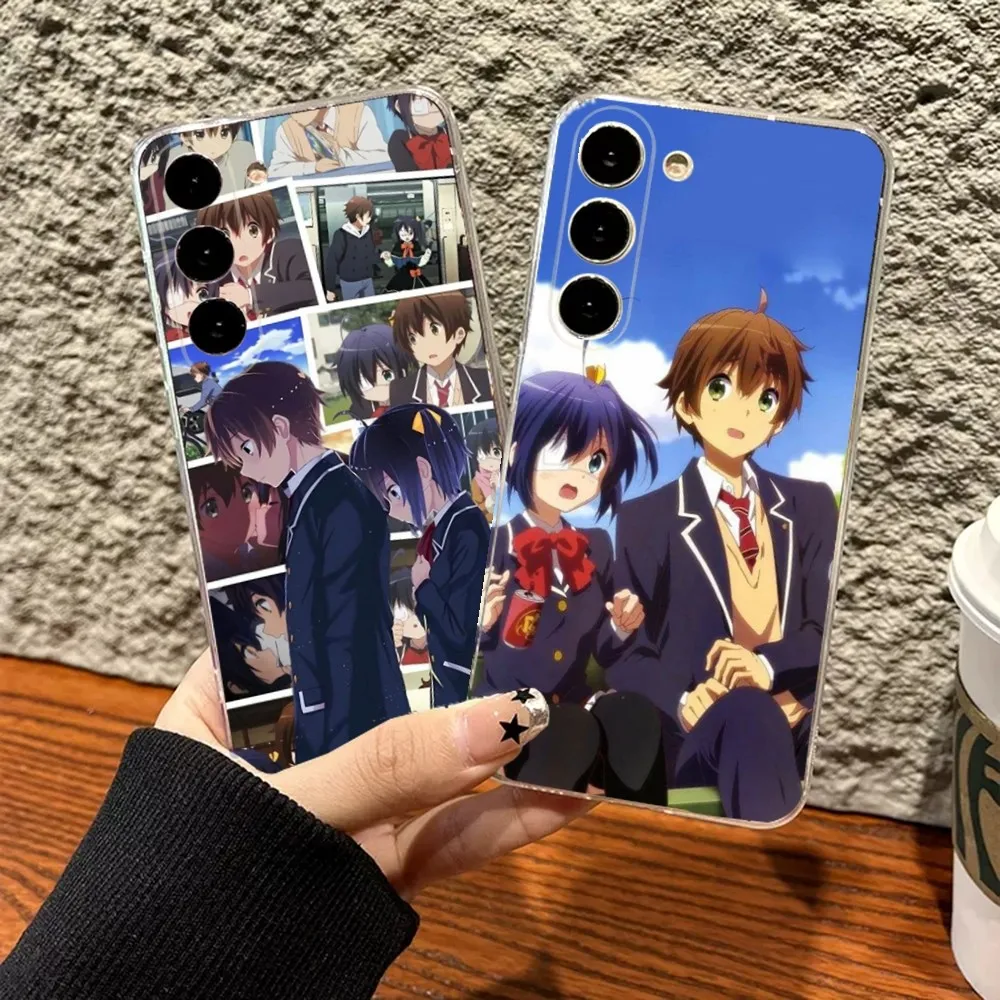 Rikka Takanashi Togashi Yuuta  Phone Case For Samsung Galaxy A71,70,52,40,51,31,A50,21S,30S,Note20ultra Transparent soft Cover