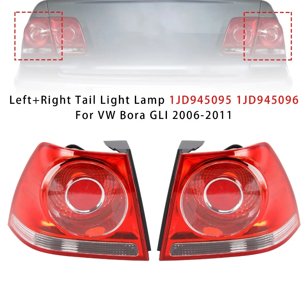 

Fits For Volkswagen Bora GLI in 2006, 2007, 2008, 2010, 2011 Left/Right Taillights Without Bulbs OEM 1JD945095 1JD945096
