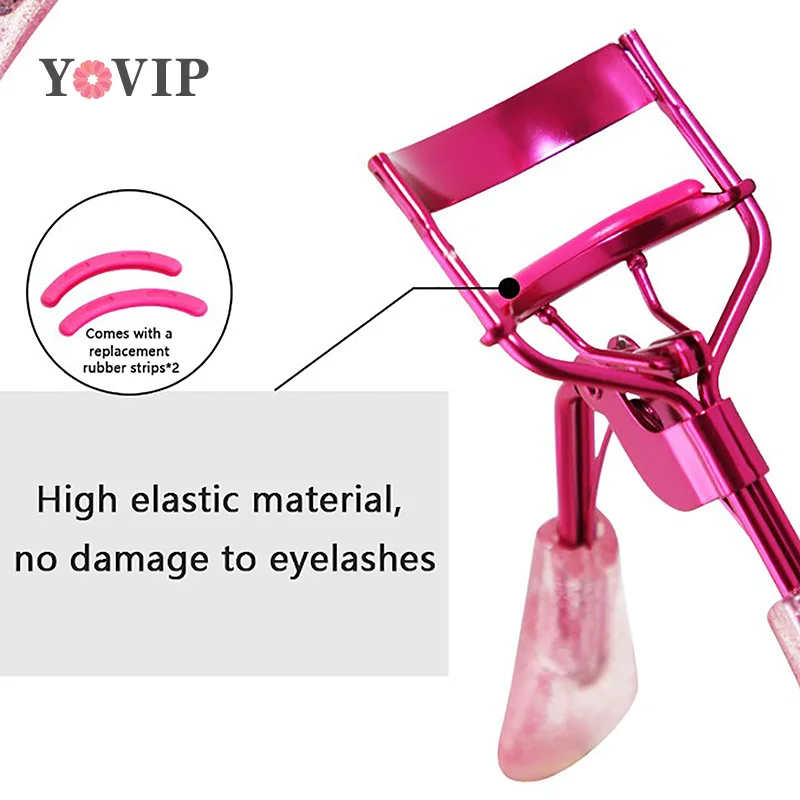 Wimpern Locken wickler Curling Wimpern clip kosmetische Schönheit Werkzeug haltbaren Kohlenstoffs tahl mit 2 Stück Silikon Nachfüll kissen Schloss
