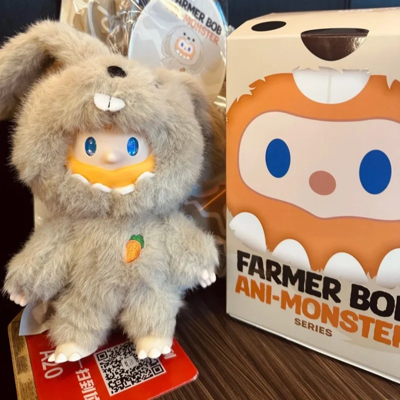 

Genuine Farmer Bob Ani-Monster Series Blind Box Vinyl Doll Animal Pendant Series Furry Monster Mystery Box Backpack Decor G