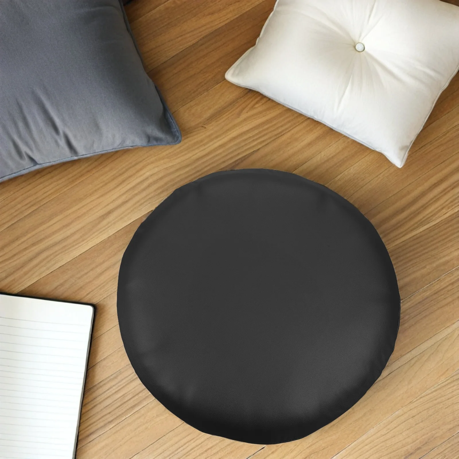 

2Pcs Bar Stool Seat Covers Round Elastic Fit Waterproof Washable Cushion Slipcover for 12-15Inch Chair Stools Round Seat Cover