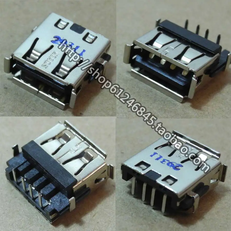 For  original laptop motherboard USB mother tongue in 2 feet on a socket interface