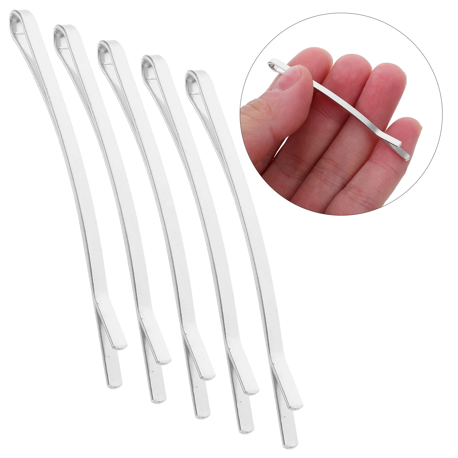 

100 шт., металлическая заколка для волос, простая заколка для волос для женщин, элегантные аксессуары для волос, прочная декоративная боковая заколка, белая