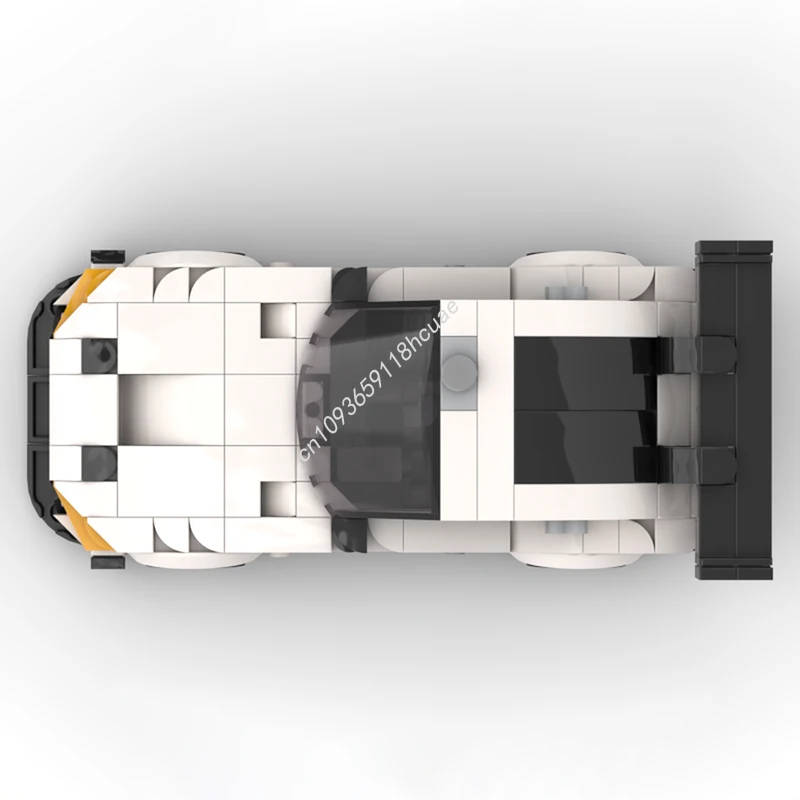 406pcs MOC 2023 Mercedeser AMG GT3 Evo No Livery City Champions Super Car Building Blocks Construction Christmas toy Gift