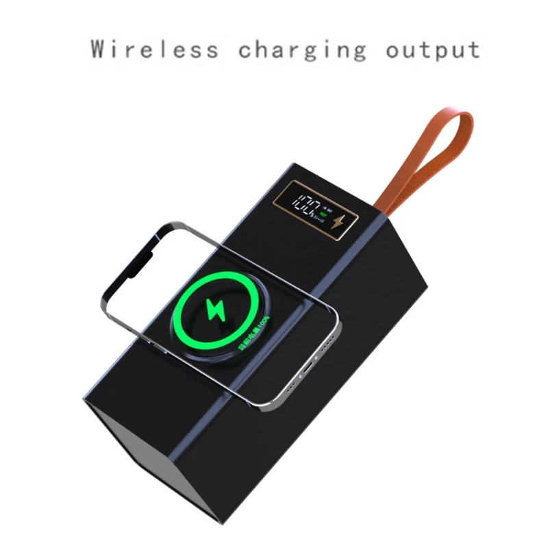 Portable 18650 Battery Power Case With Digital Display For 40x18650 Battery Charging Outer Case for Mobile Charging