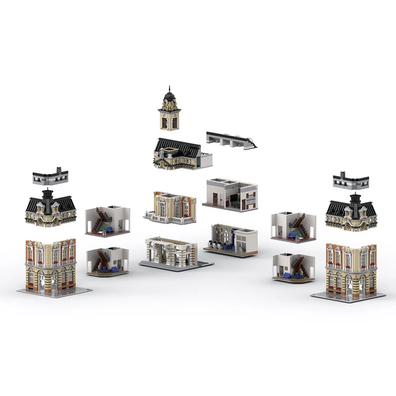 City Building Model Moc Building Bricks Famous Buildings in the US Model Technology Modular Blocks Gifts Toys DIY Sets Assembly