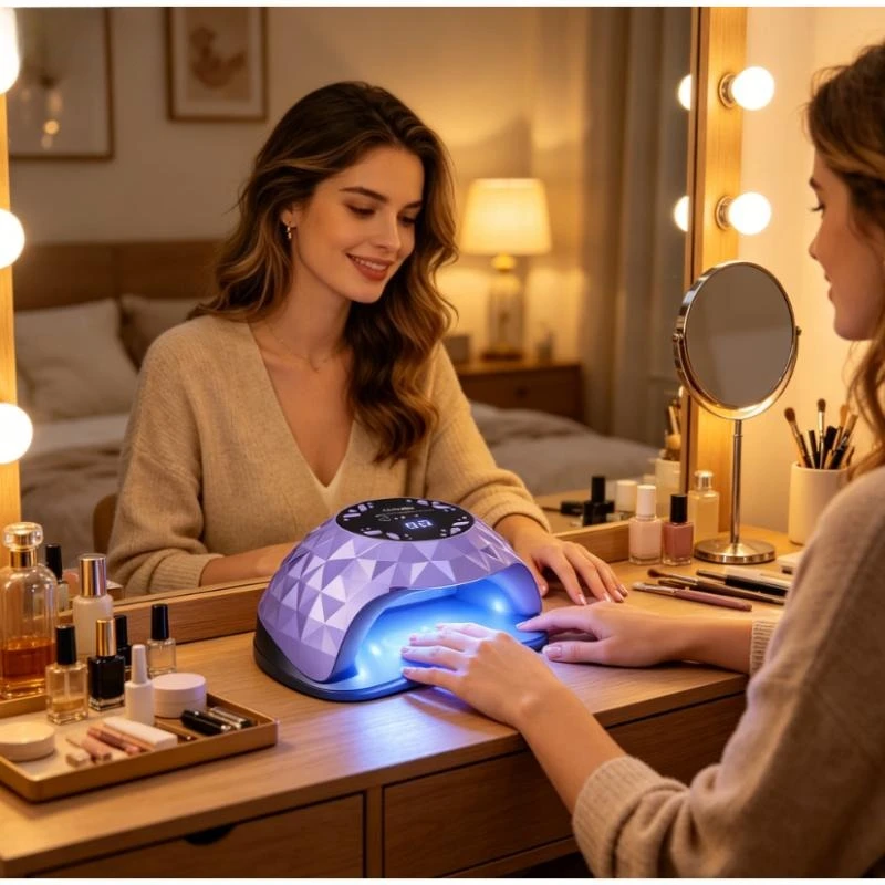 Grade 380W UV LED Nail Dryer Intelligent Curing Lamp 4 Timer Auto Sensor Fast Dry All Gel Polish Professional Manicure Light