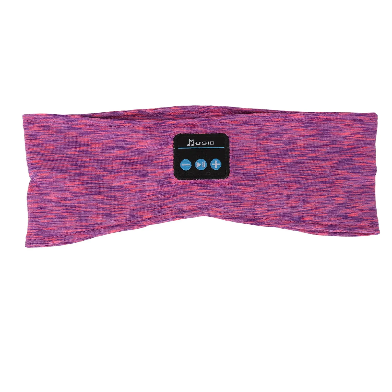 Wireless Sleep Headband Adjustable Musical Soft Sleeping Headphone for Running Yoga Purple