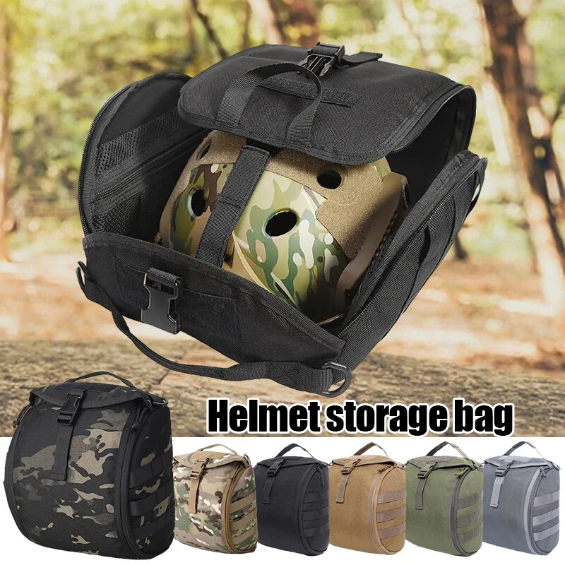 

Outdoor Tactical Bag Multi-Layer Molle Bag Tactical Helmet Storage Bag Wear-Resistant For Outdoor Cycling Hiking Urban