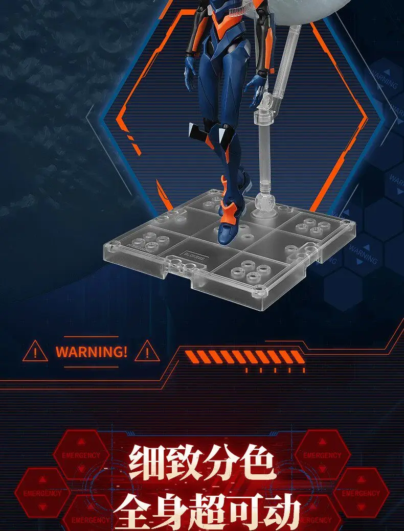 Original Blokees Evangelion Production Model‑02 TV Version & Evangelion Mark.06 Legend Edition Movable Robot Anime Figure Toys