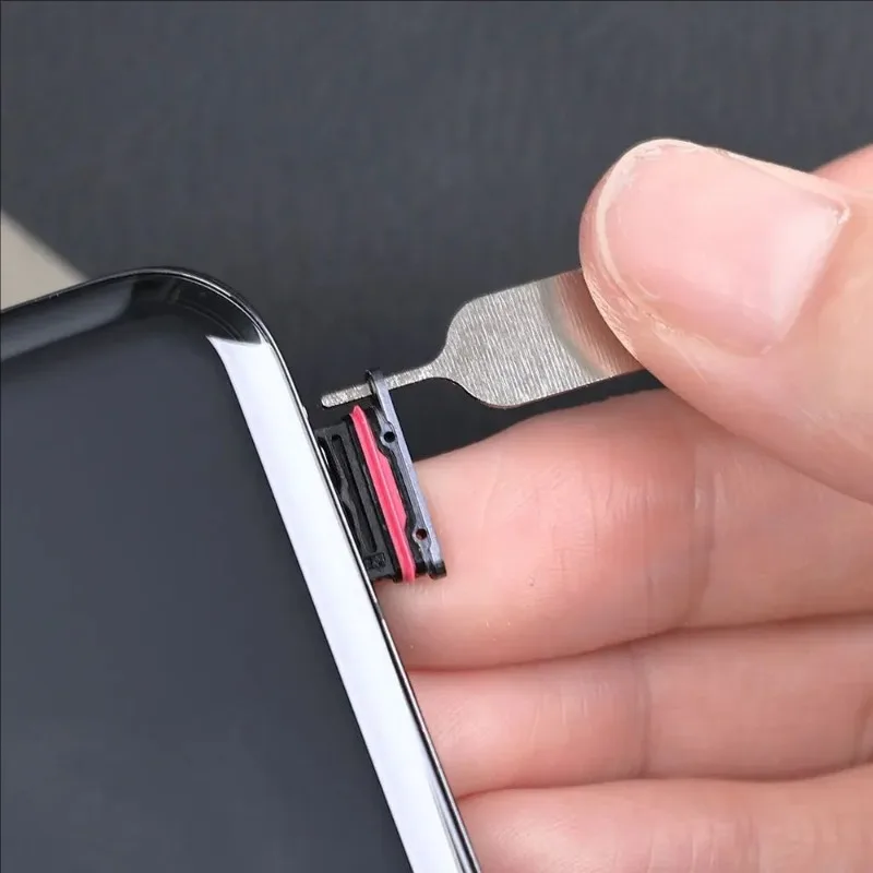 100-1PCS Metal Eject Sim Card Tray Open Pin Key Tool for iPhone 16 15 SamSung Xiaomi Apple iPad Tablet Universal Removal Needle