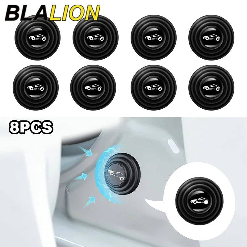 BLALION Car Door Pad Shock-Absorbing Silent Mat Anti-collision Silicone Car Door Protector Stickers Buffer Gasket Auto Accessory