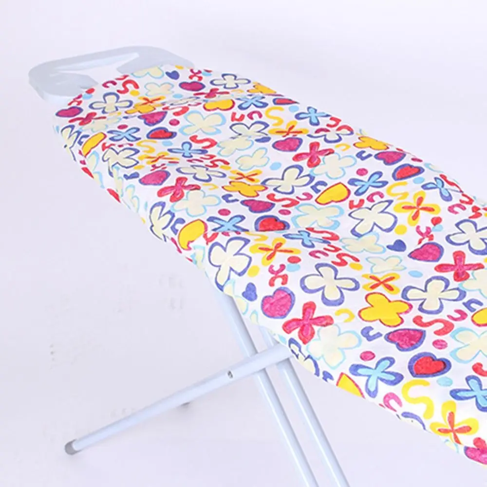 140*50cm Ironing Board Cover Flower Pattern Elastic Ironing Board Cloth Heat-resistant Random Style Ironing Heat Shield