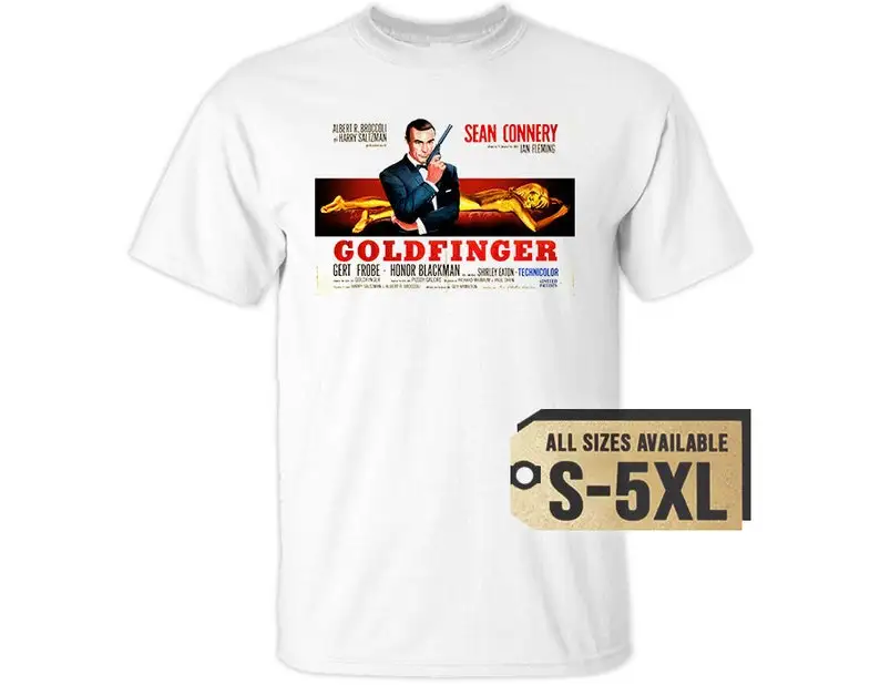 Goldfinger 1964 V5 multicolor T shirt all sizes S-5XL