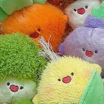 

Cartoon Vegetable Pull-out Plush Doll Keychain Creative Stuffed Doll Keyring Bag Pendant Backpack Hanging Decoration Cute Gifts