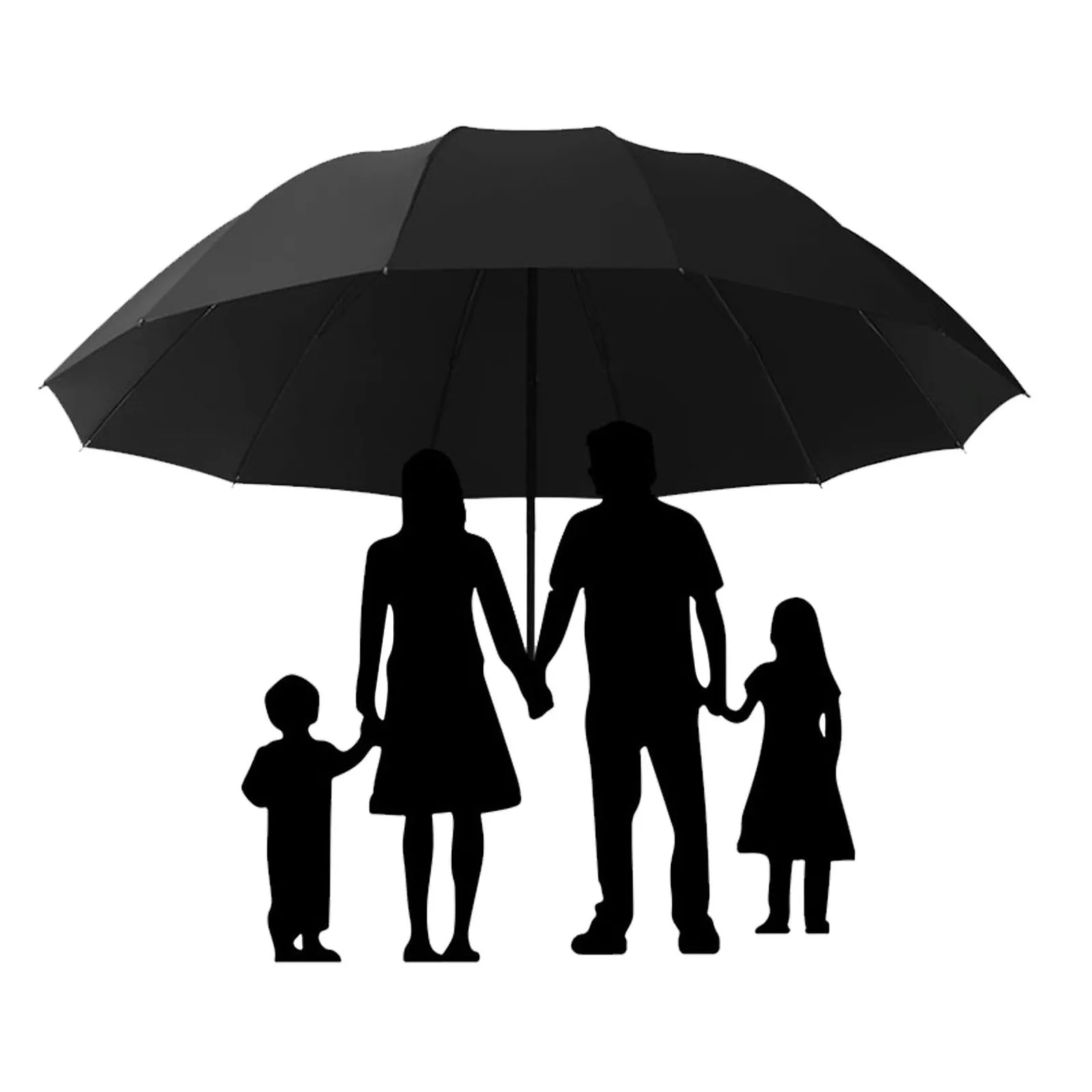 130cm/51.18 Inch High-quality  Umbrella, Reinforced Umbrella Frame, Strong Waterproof Windproof, Manual Large Umbrella