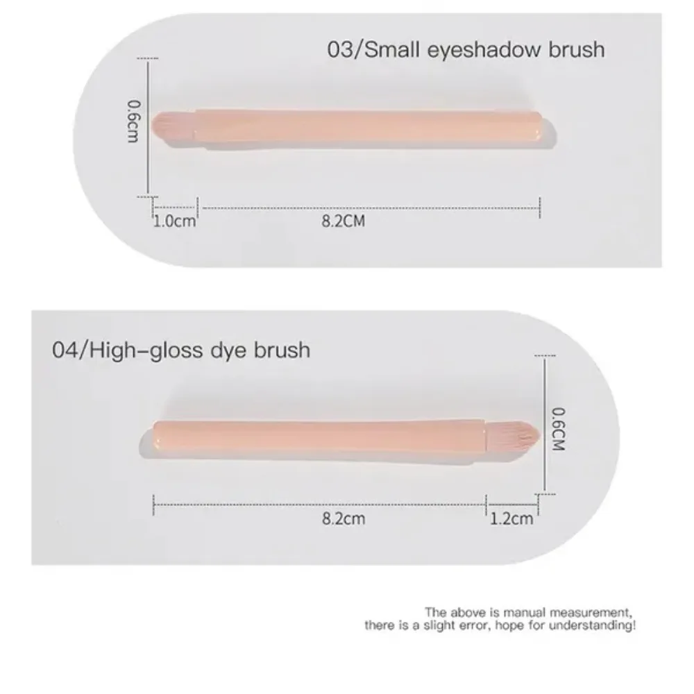 1 Pc 4 で 1 格納式メイクブラシミニアイブラシメイクブラシポータブルメイクブラシ美容ツール