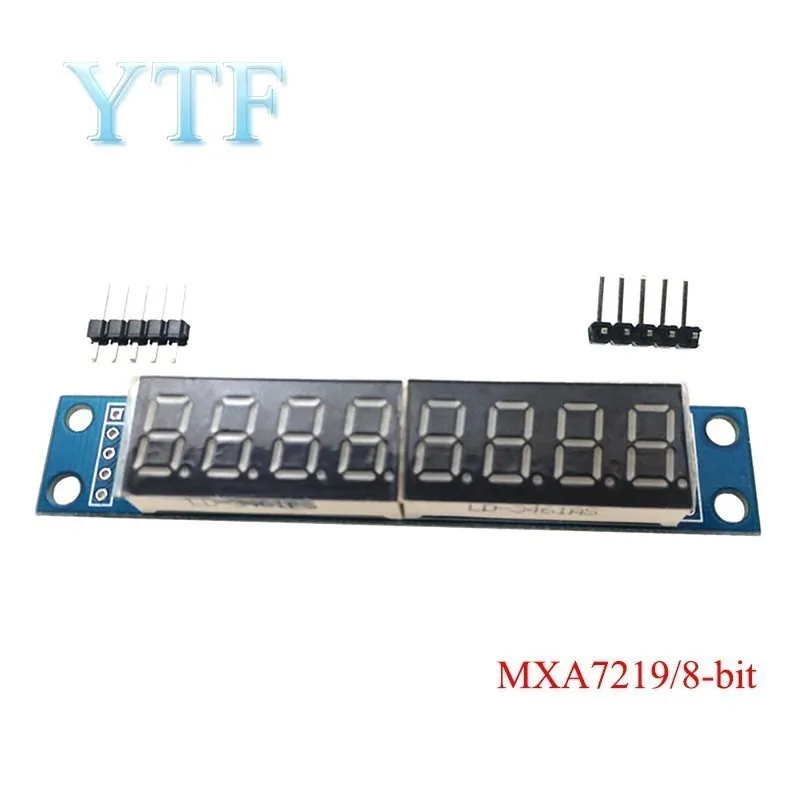TM1637 4 Bits/TM1638/MAX7219 8 bit Digital LED Display Module 7 Segment 0.36Inch Clock RED Anode Tube Four Serial Driver