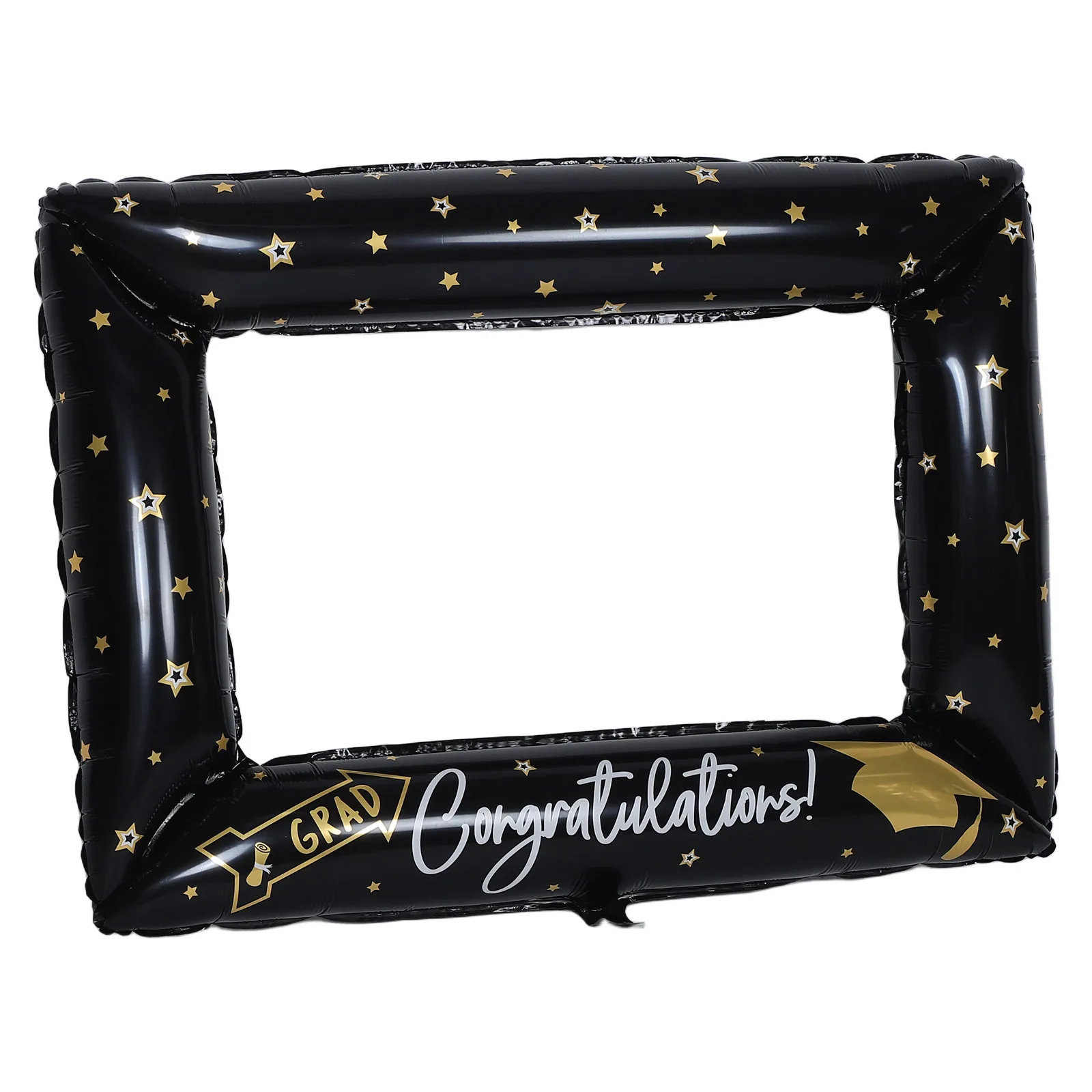 

Inflatable Graduation Photo Frame Handheld Selfie Prop Lightweight Portable Stand-Up Design For Grad Party Decorations 3D Effect