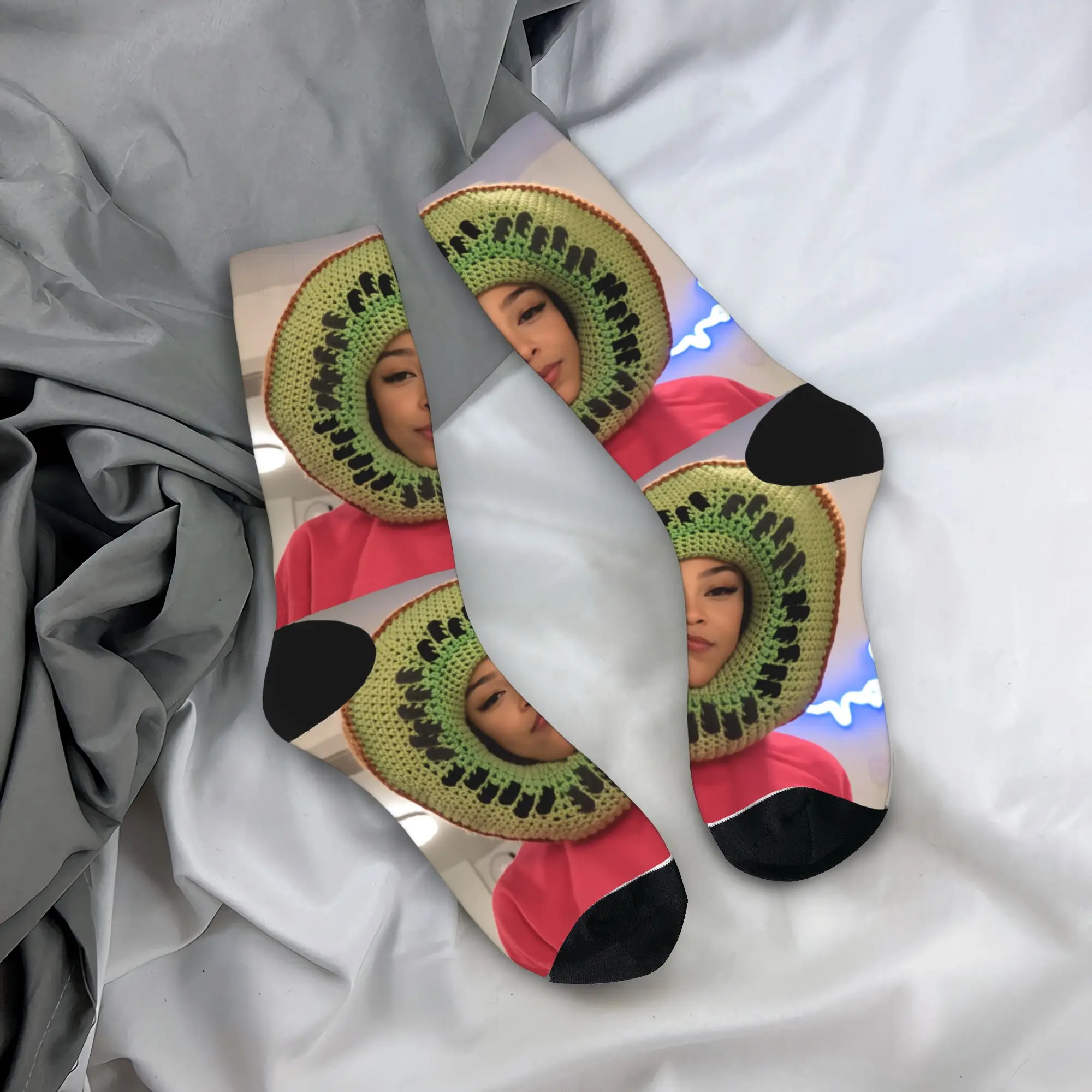 

Забавные носки D-doja Cat, осенние чулки, готические мужские удобные носки, нескользящие носки с узором для скейтборда