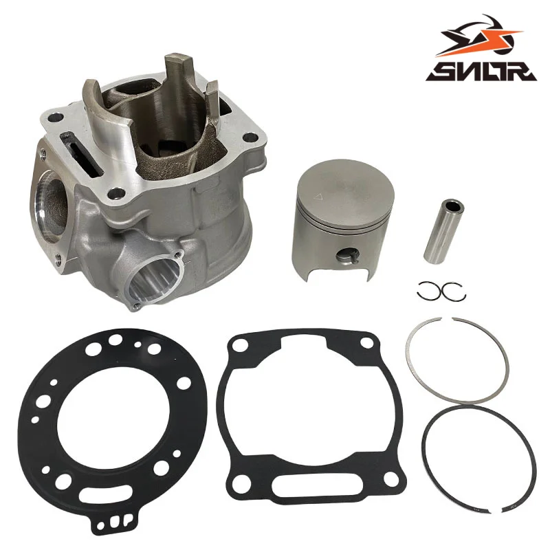 SNOR 2 Stroke Motorcycle 66.8mm Bore Cylinder Kit Cylinder Block Piston Rings Gasket Set  For YAMAHA DT230 MT TSE KAYO KT 250