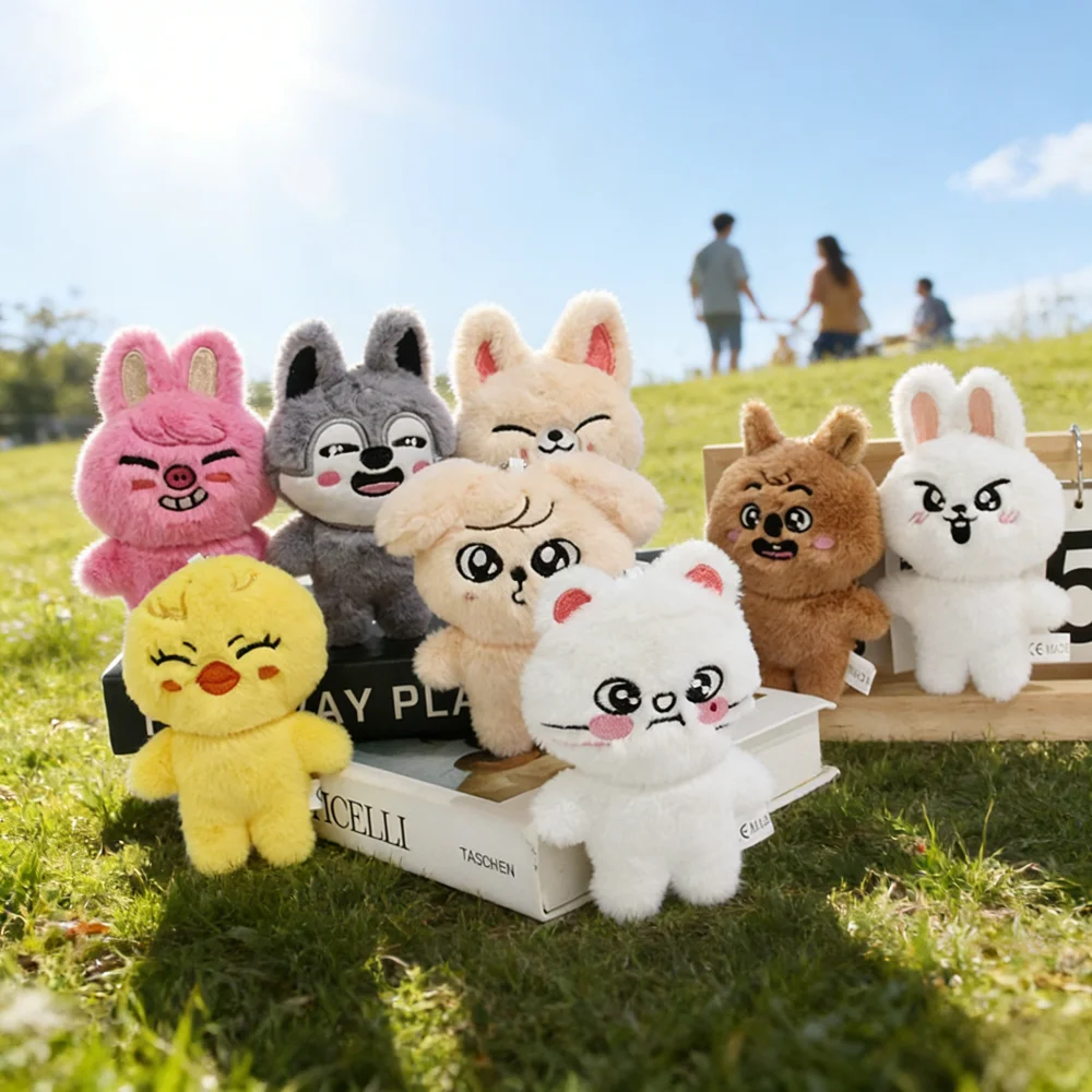 

10CM New SKZOO Stray Kids Plush Doll Cute Keychain Backpack Pendant Accessories Children's Toy Gift