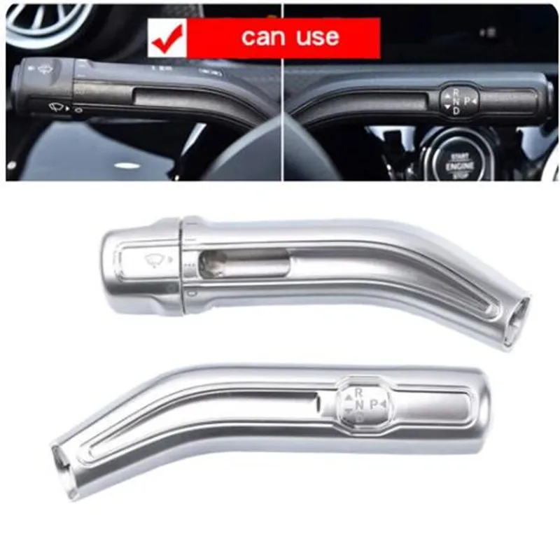 Car Sticker For Mercedes Benz A B CLA GLB GLA Class W177 W247 C118 X247 H247 Shift Lever Wiper Rod Cover Trim Frame