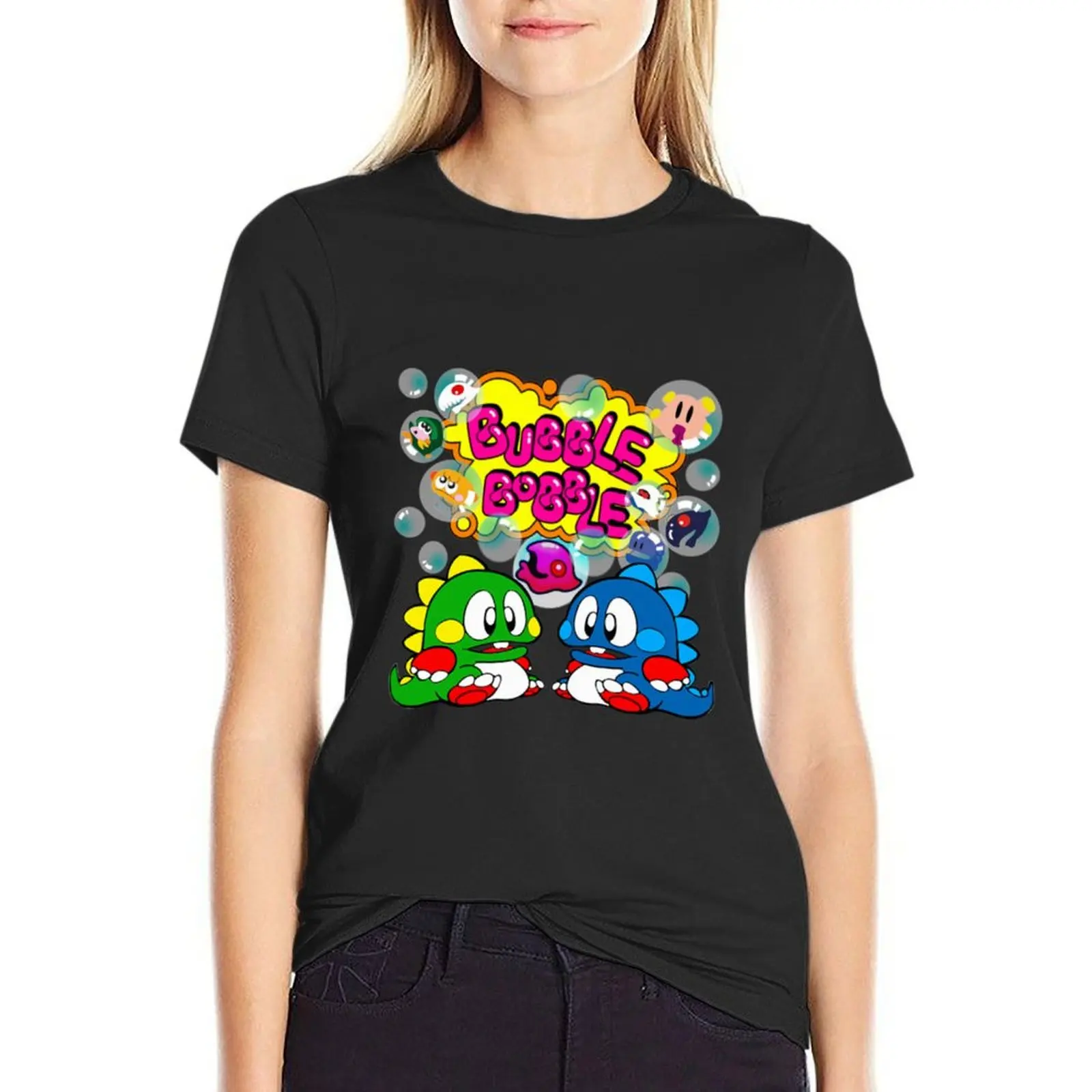 Bubble Bobble Retro T-Shirt hippie clothes cute clothes graphics Women tops