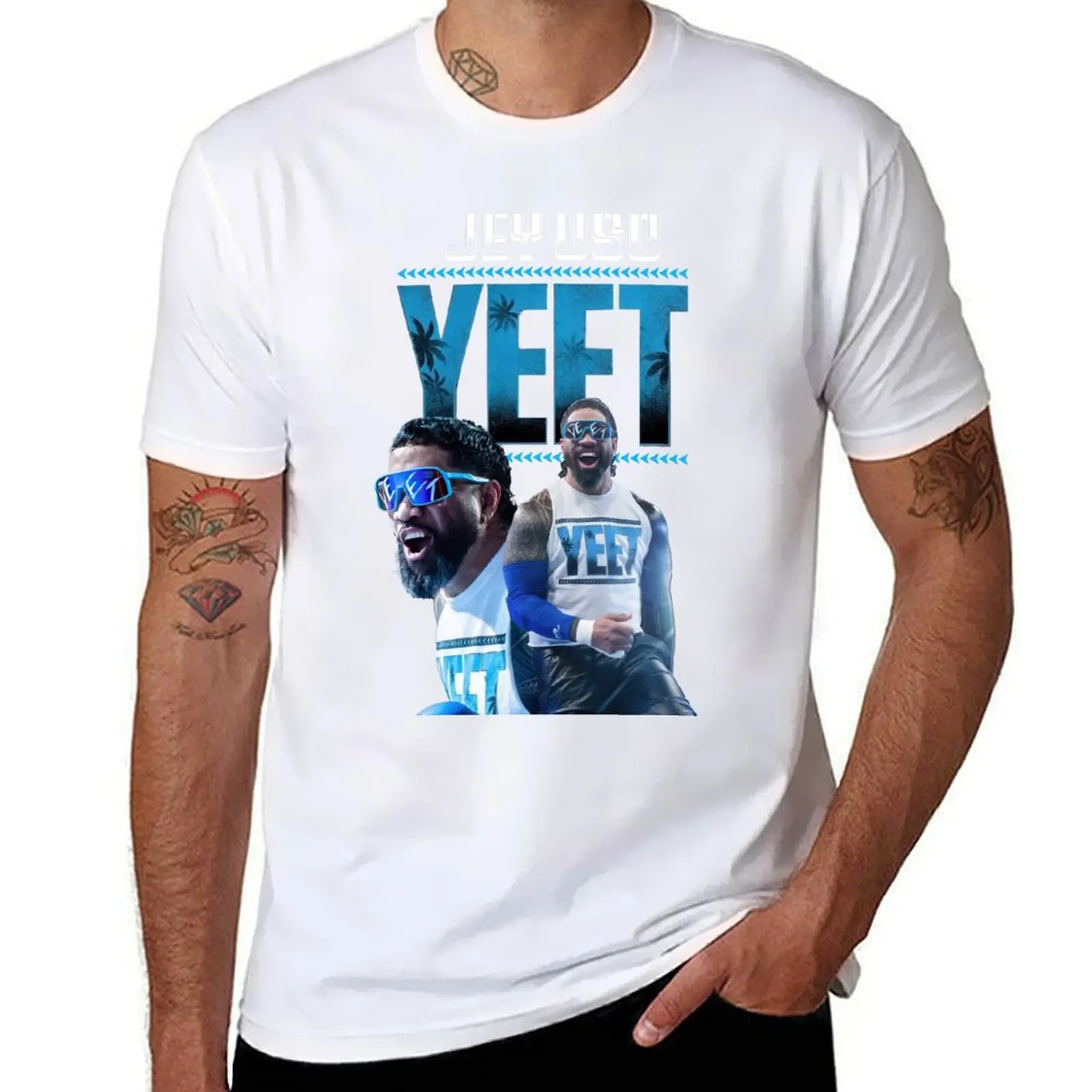 

Jey Vintage Uso Yeet T-Shirt t shirts for man pack white t shirts for man cotton funny T-Shirt