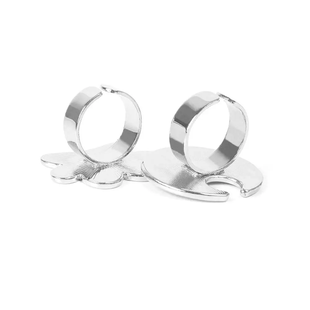 Women Painted Ring DIY Nail Art Nail Color Tool Photograph Tools Nail Display Ring Tips Nail Display Board Nail Art Palette